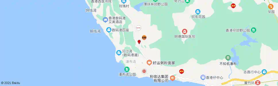 香港余振強紀念第二中學_巴士站地圖_香港巴士_妙搜巴士搜尋2025