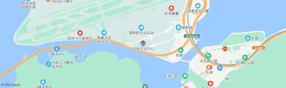 香港機場空運中心_巴士站地圖_香港巴士_妙搜巴士搜尋2025