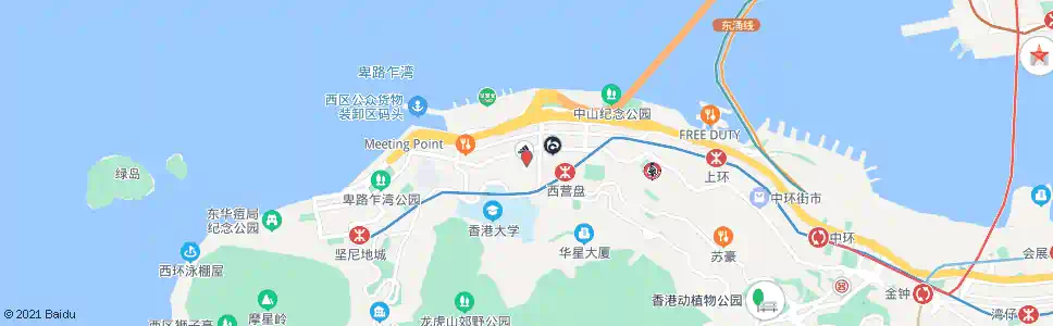 香港西營盤郵政局_巴士站地圖_香港巴士_妙搜巴士搜尋2025