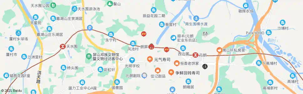 香港朗屏站_巴士站地圖_香港巴士_妙搜巴士搜尋2025