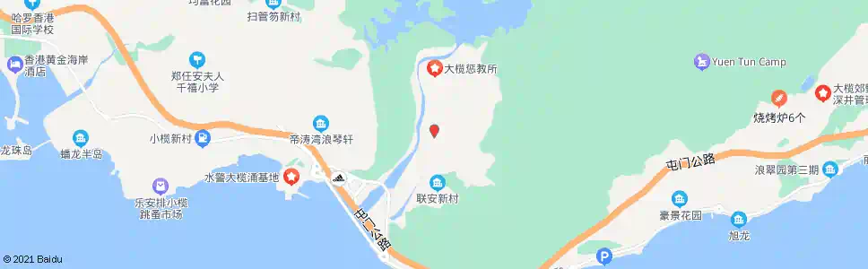 香港大欖湧警察宿舍_巴士站地圖_香港巴士_妙搜巴士搜尋2025