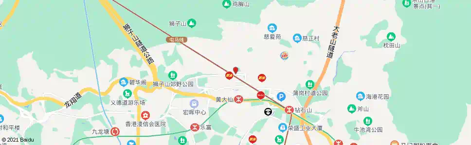 香港竹園道(富美街)_巴士站地圖_香港巴士_妙搜巴士搜尋2025