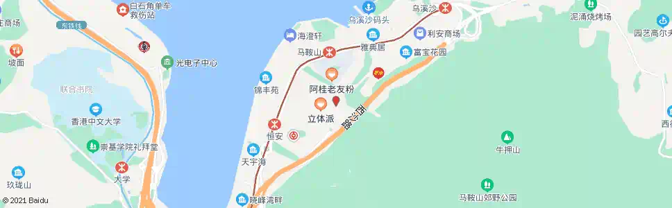 香港馬鞍山市中心巴士總站_巴士站地圖_香港巴士_妙搜巴士搜尋2025