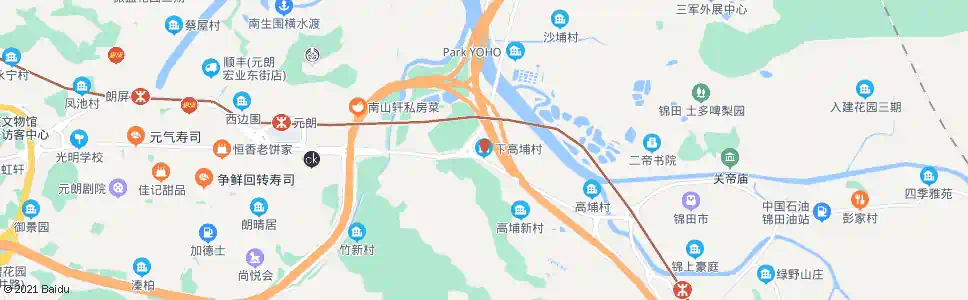 香港下高埔村_巴士站地圖_香港巴士_妙搜巴士搜尋2025
