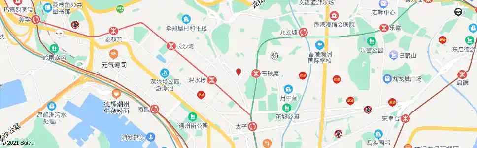 香港巴域街(石硤尾街市)_巴士站地圖_香港巴士_妙搜巴士搜尋2025