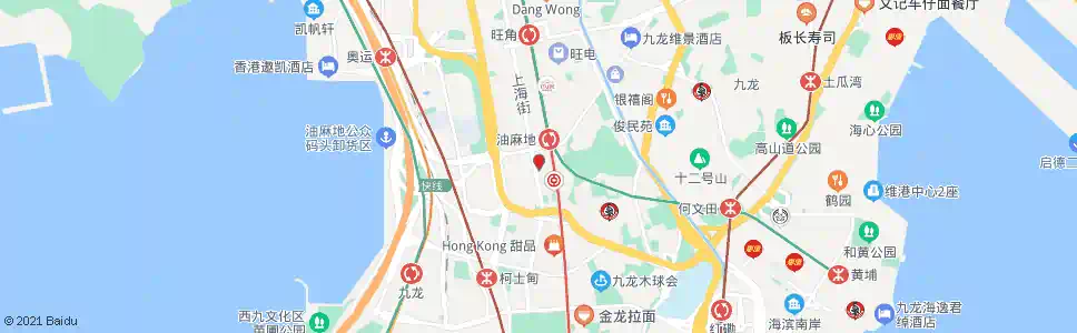 香港油麻地文明裡_巴士站地圖_香港巴士_妙搜巴士搜尋2025