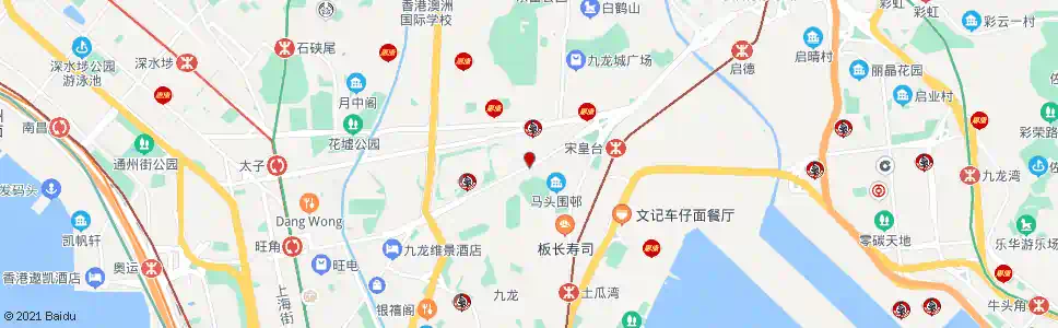 香港香港眼科醫院九龍醫院播道醫院九龍城法院大樓_巴士站地圖_香港巴士_妙搜巴士搜尋2025