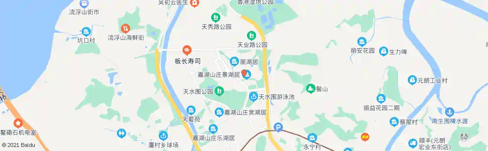 香港嘉湖山莊景湖居_巴士站地圖_香港巴士_妙搜巴士搜尋2025