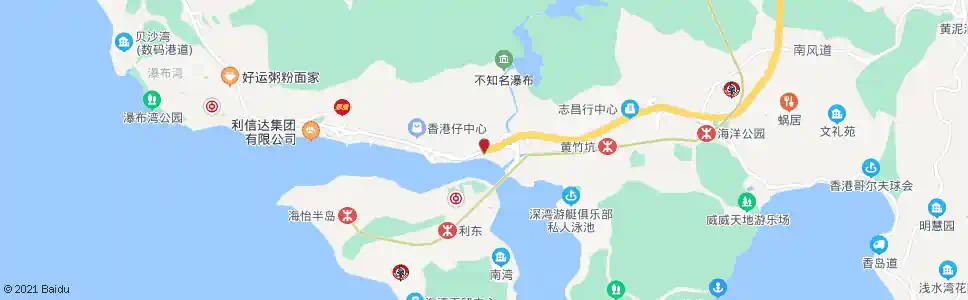 香港香港仔海傍道(香港仔)_巴士站地圖_香港巴士_妙搜巴士搜尋2025