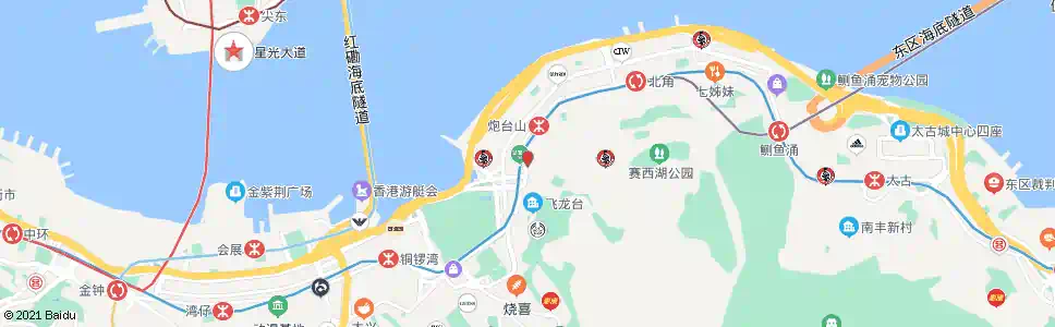 香港康麗苑_巴士站地圖_香港巴士_妙搜巴士搜尋2025