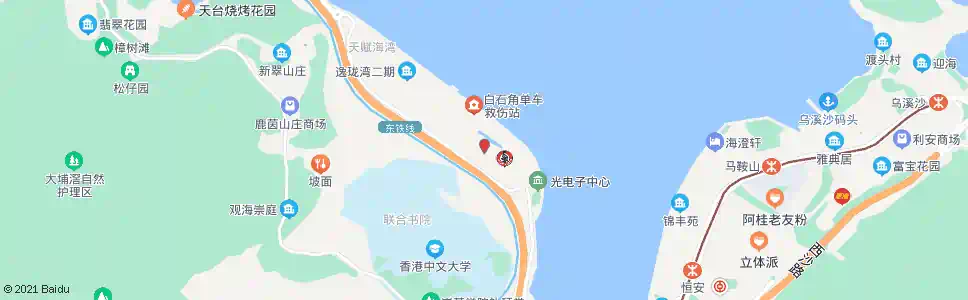 香港科學園(第一期)_巴士站地圖_香港巴士_妙搜巴士搜尋2025