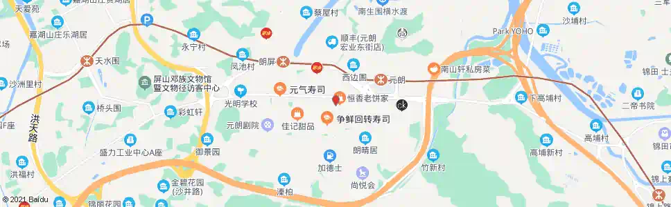 香港元朗(阜財街)_巴士站地圖_香港巴士_妙搜巴士搜尋2025