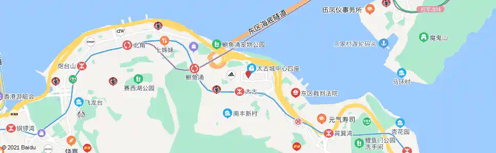 香港太古城中心_巴士站地圖_香港巴士_妙搜巴士搜尋2025