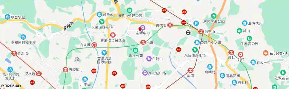 香港橫頭磡東道_巴士站地圖_香港巴士_妙搜巴士搜尋2025