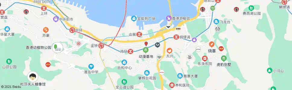 香港灣仔(史釗域道)_巴士站地圖_香港巴士_妙搜巴士搜尋2025