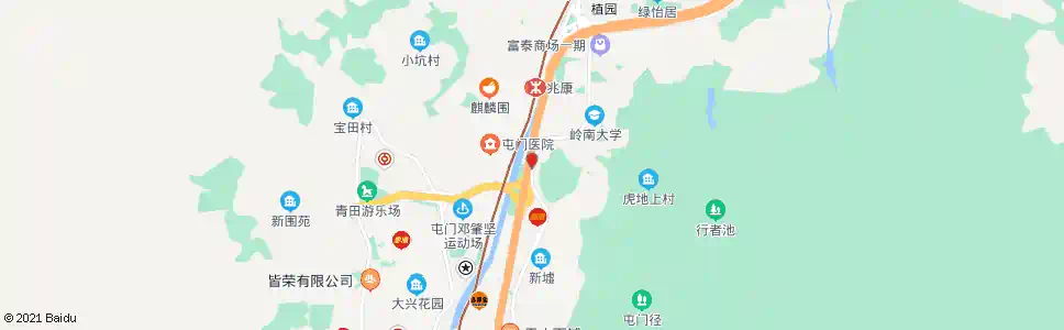 香港屯門醫院_巴士站地圖_香港巴士_妙搜巴士搜尋2025