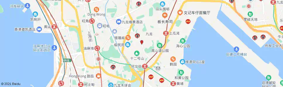 香港佛光街(忠孝街街口)_巴士站地圖_香港巴士_妙搜巴士搜尋2025