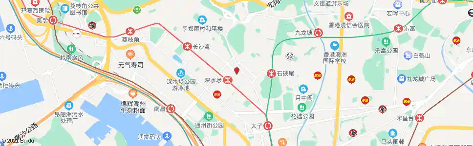 香港深水埗郵政局_巴士站地圖_香港巴士_妙搜巴士搜尋2025