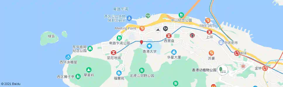 香港香港大學西閘_巴士站地圖_香港巴士_妙搜巴士搜尋2025