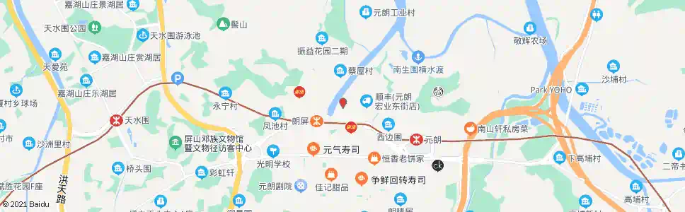 香港朗屏鐵路站總站_巴士站地圖_香港巴士_妙搜巴士搜尋2025