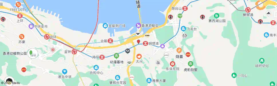 香港銅鑼灣廣場二期_巴士站地圖_香港巴士_妙搜巴士搜尋2025