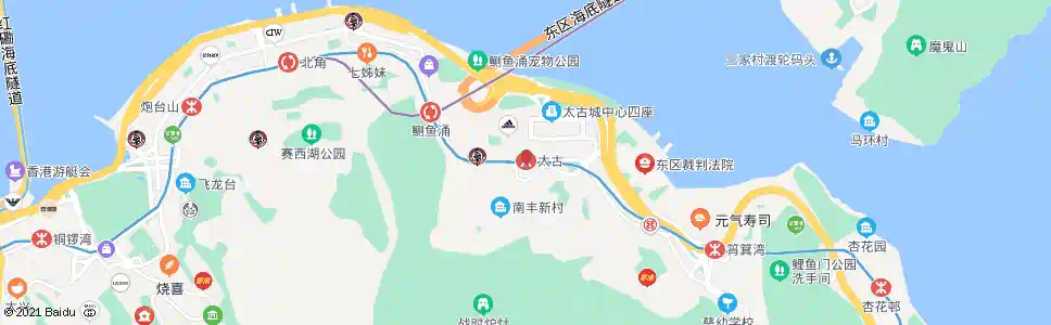 香港太古站_巴士站地圖_香港巴士_妙搜巴士搜尋2025