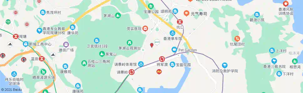 香港唐明街_巴士站地圖_香港巴士_妙搜巴士搜尋2025