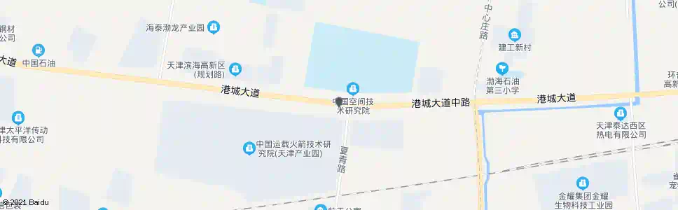 天津夏青路_公交站地图_天津公交_妙搜公交查询2025