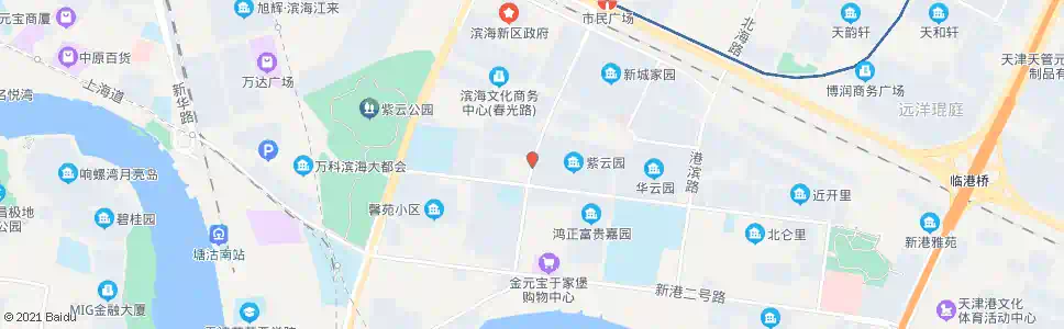 天津紫云园_公交站地图_天津公交_妙搜公交查询2025