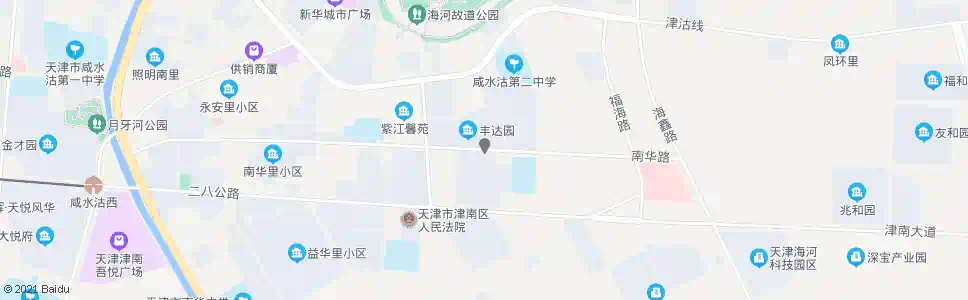 天津丰达园_公交站地图_天津公交_妙搜公交查询2025
