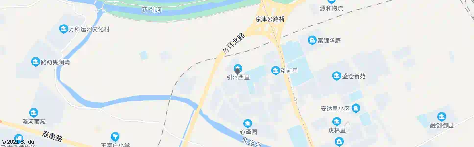 天津引河里北道站_公交站地图_天津公交_妙搜公交查询2025