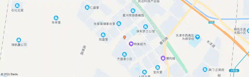 天津家华里_公交站地图_天津公交_妙搜公交查询2025