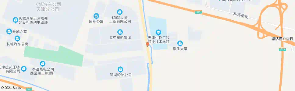 天津生物工程学院_公交站地图_天津公交_妙搜公交查询2025