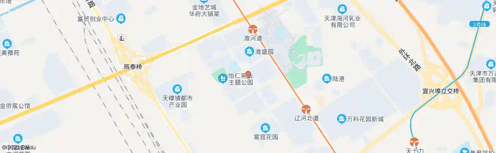 天津淮祥园_公交站地图_天津公交_妙搜公交查询2025