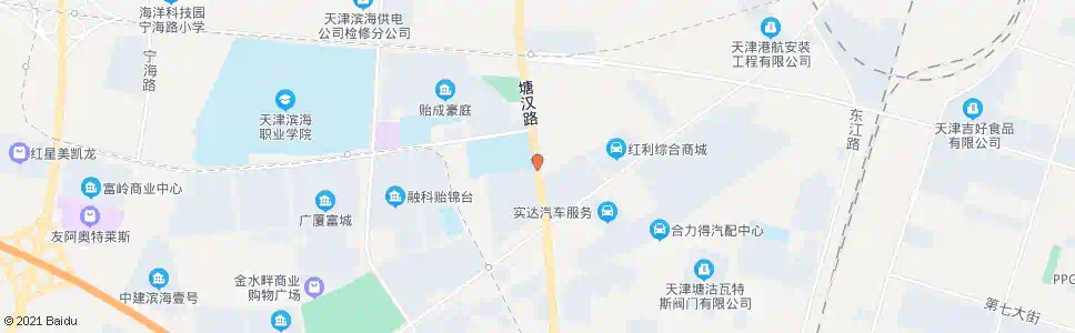 天津塘沽第一职专_公交站地图_天津公交_妙搜公交查询2025