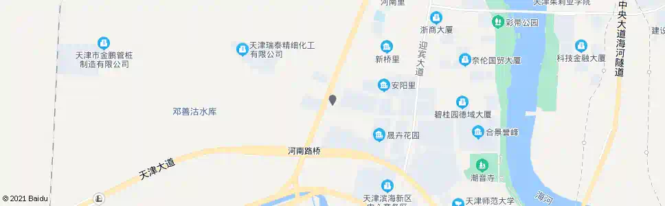 天津海晶南园_公交站地图_天津公交_妙搜公交查询2025