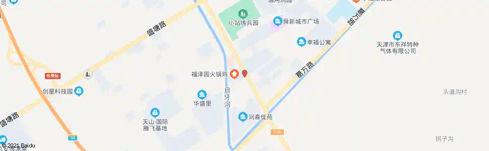 天津小站红旗路(津歧公路)_公交站地图_天津公交_妙搜公交查询2025