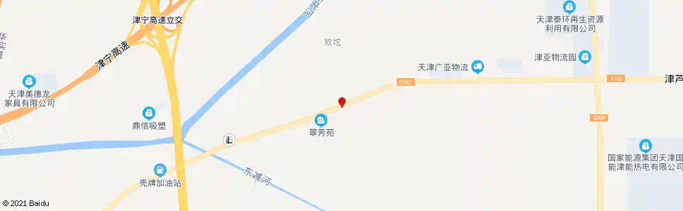 天津欢坨村_公交站地图_天津公交_妙搜公交查询2025