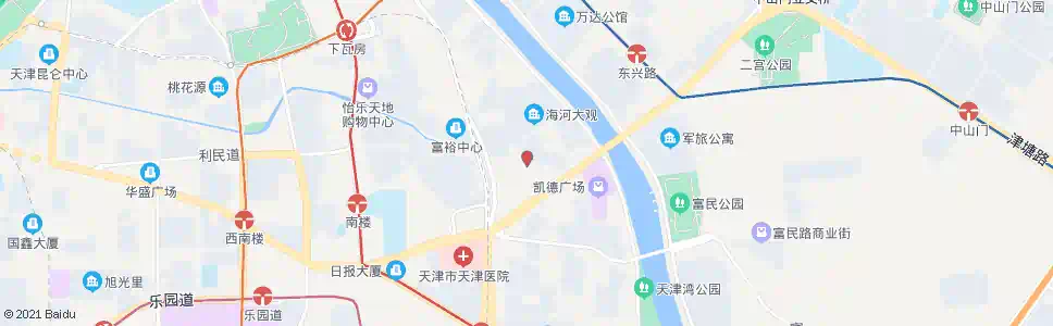 天津湘江道(天津海事局)_公交站地图_天津公交_妙搜公交查询2025