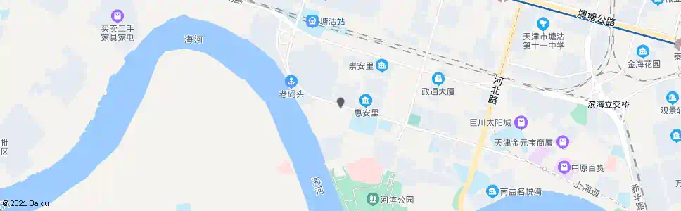 天津工人新村(上海道)_公交站地图_天津公交_妙搜公交查询2025