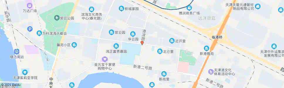 天津新港三号路_公交站地图_天津公交_妙搜公交查询2025