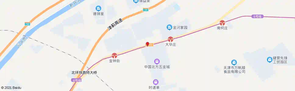 天津北方五金城_公交站地图_天津公交_妙搜公交查询2025