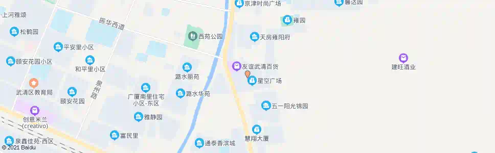 天津中信广场_公交站地图_天津公交_妙搜公交查询2025