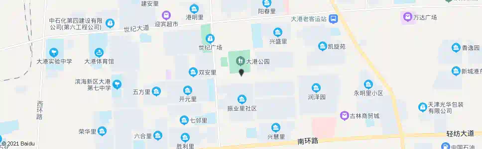 天津大港公园_公交站地图_天津公交_妙搜公交查询2025