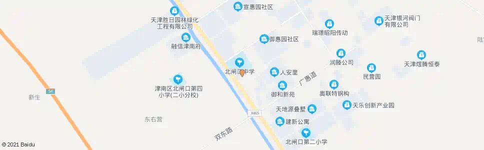 天津北闸口卫生院_公交站地图_天津公交_妙搜公交查询2025