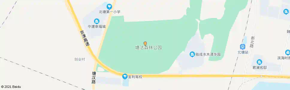 天津塘沽森林公园_公交站地图_天津公交_妙搜公交查询2025