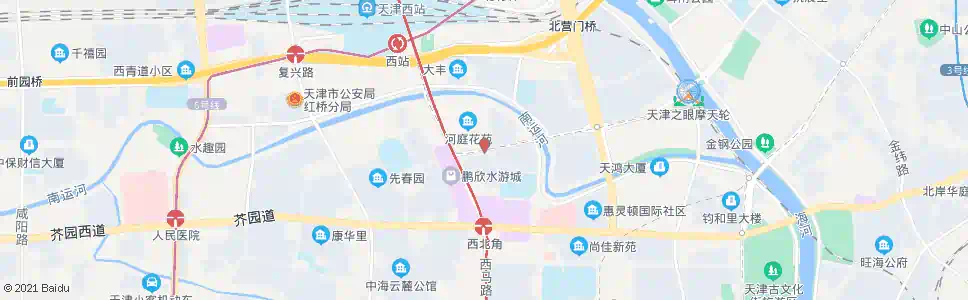 天津小伙巷_公交站地图_天津公交_妙搜公交查询2025
