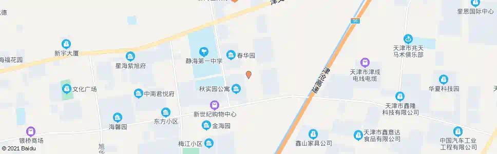 天津东方商业街_公交站地图_天津公交_妙搜公交查询2025