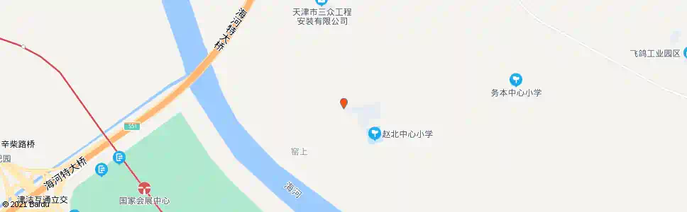 天津赵北村_公交站地图_天津公交_妙搜公交查询2025