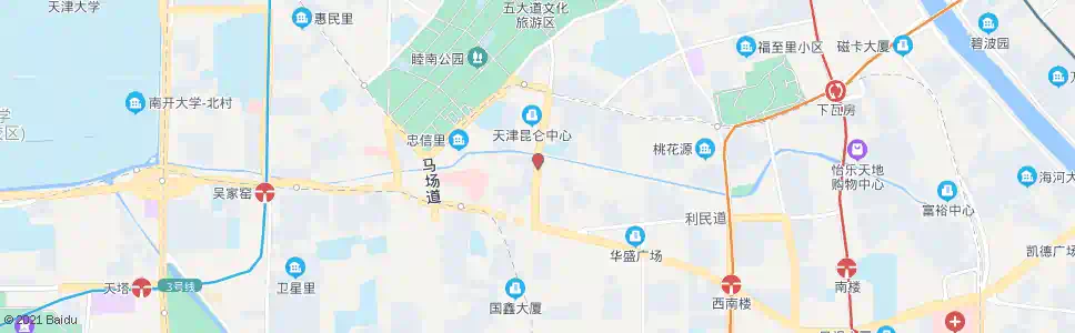 天津绍兴道_公交站地图_天津公交_妙搜公交查询2025